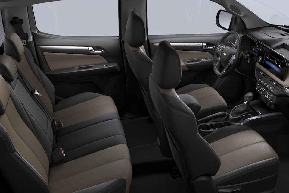 Espaço interior da picape Chevrolet S10 High Country